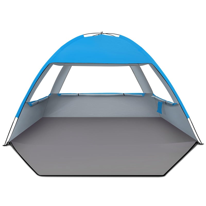 Venustas Beach Tent Sun Shelter for 3/4-5/6-7/8-10 Person, UPF 50+ UV Protection Beach Canopy, Lightweight and Easy Setup Cabana, Portable Shade Tent - Image 1